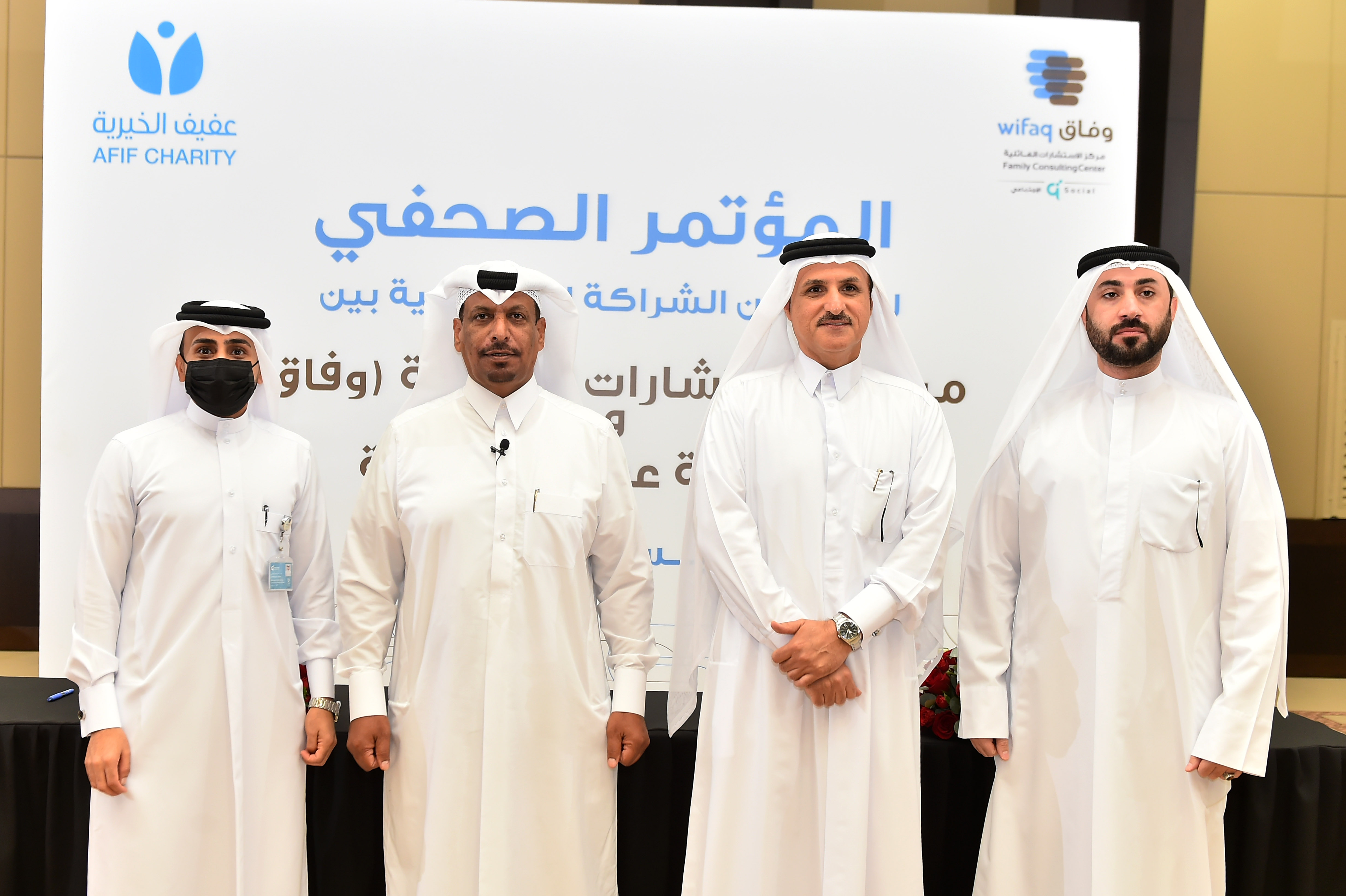 02 توقيع اتفاقية الشراكة المجتمعية بين مكز وفاق وجمعية عفيف الخيرية 2021