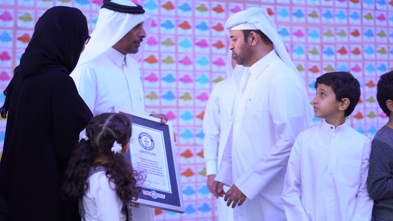 08 فعالية موسوعة غينيس لأكبر لوحة أمنيات للأطفال 2019