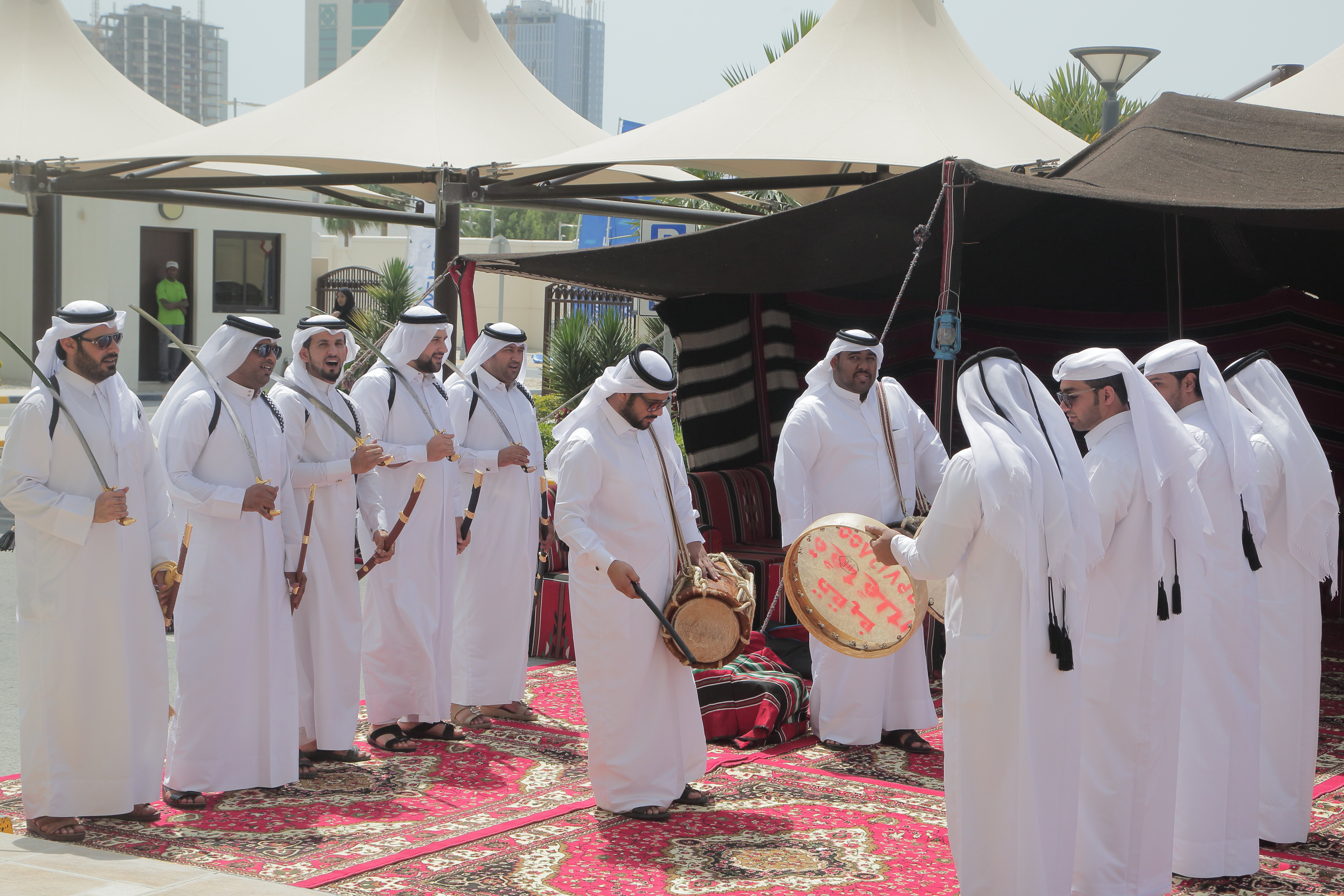 01 تدشين مبتى مركز وفاق في مدينة لوسيل 2018