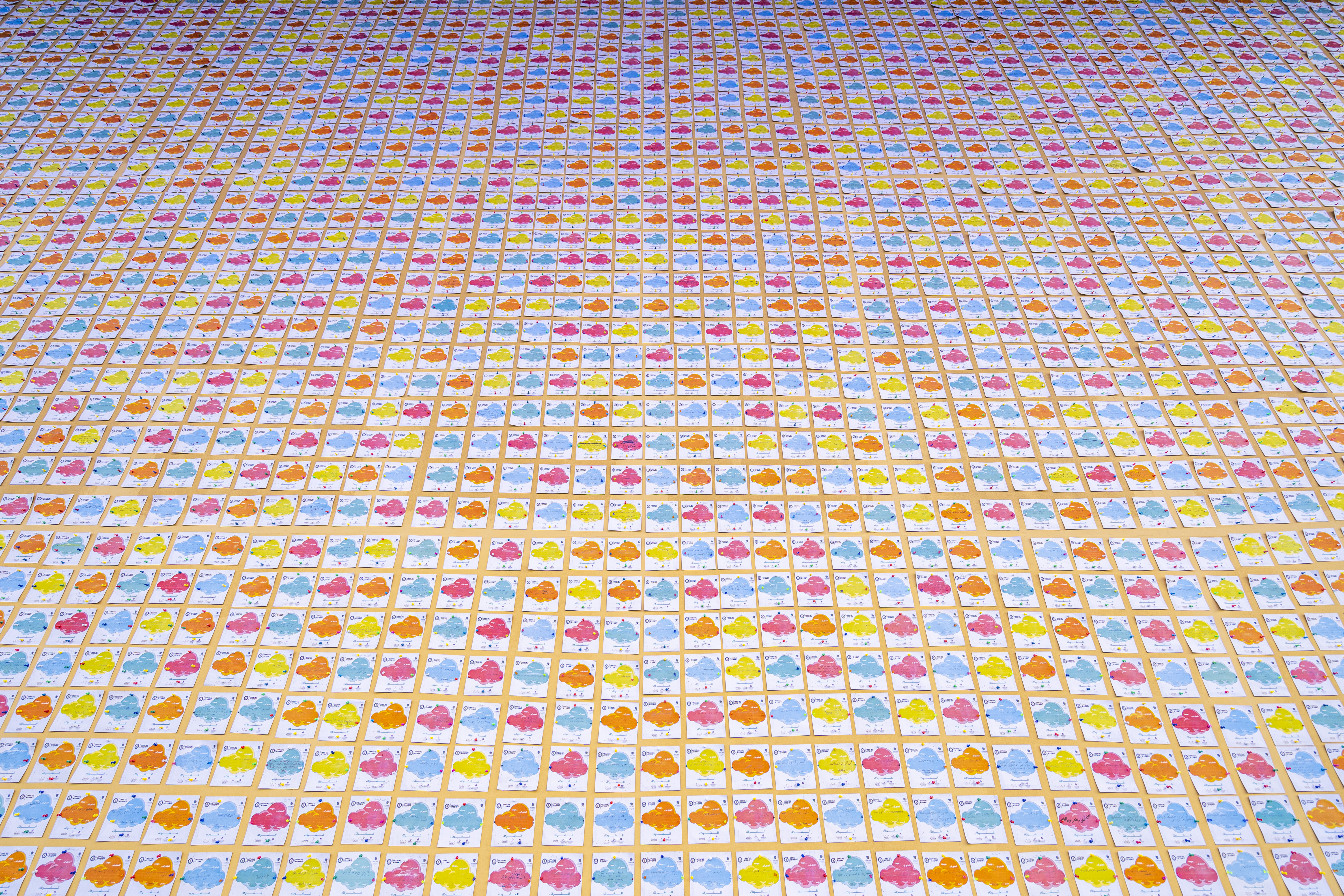 01 فعالية موسوعة غينيس لأكبر لوحة أمنيات للأطفال 2019